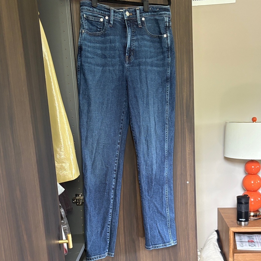 Madewell Classic High-Rise Women's Dark Blue Jeans
